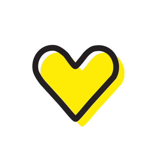 yellow heart