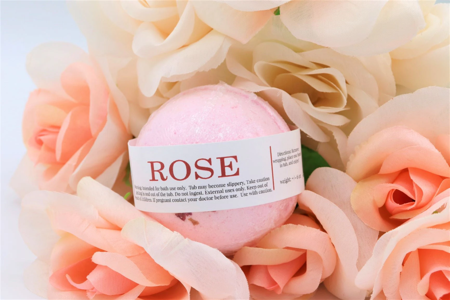 Rose Bath Bomb - Detroit Kindred