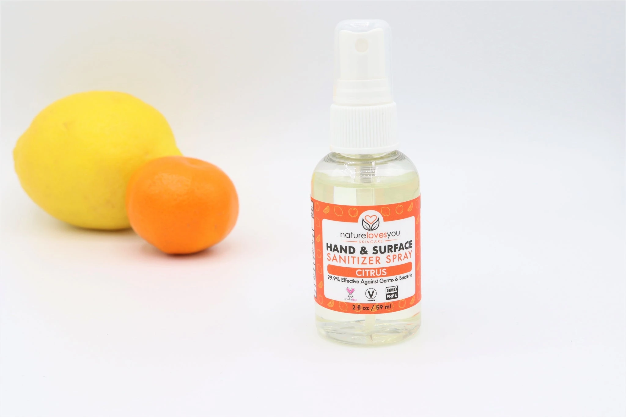 Citrus Hand & Surface Sanitizer Spray - Detroit Kindred