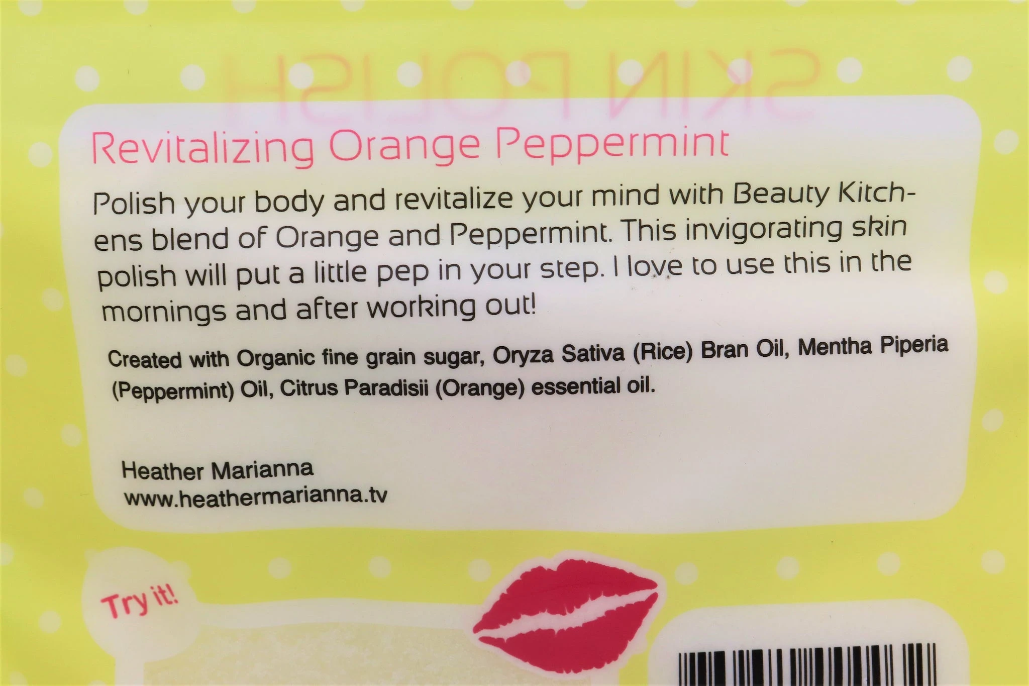 Orange Peppermint Skin Polish - Detroit Kindred
